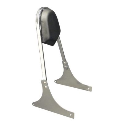 Opěrka Highway Hawk WIDE, chrom - pro motocykly HARLEY DAVIDSON modely FXST a FLST (sada)
